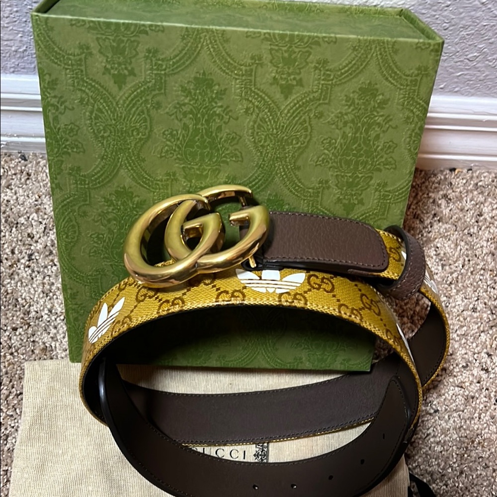 1893 Gucci Adidas Collaboration belt